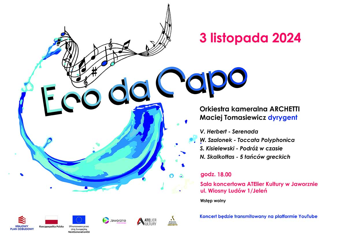 plakat do II koncertu Eco da Capo